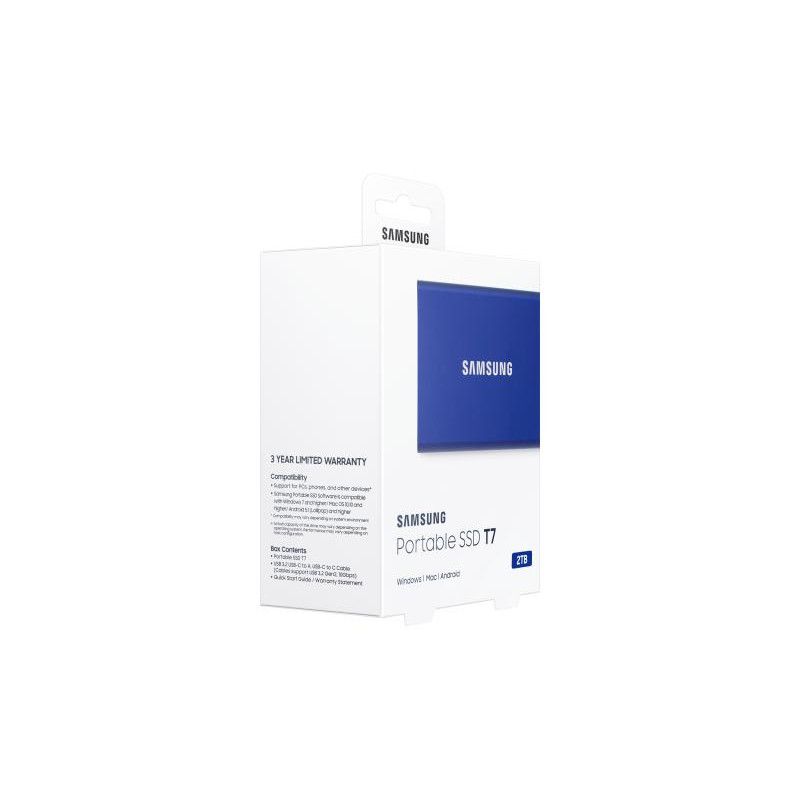 SAMSUNG T7 SSD 2T Externe Bleu *MU-PC2T0H/WW · Disques durs Externe · Informat Systems Strasbourg (image 10)