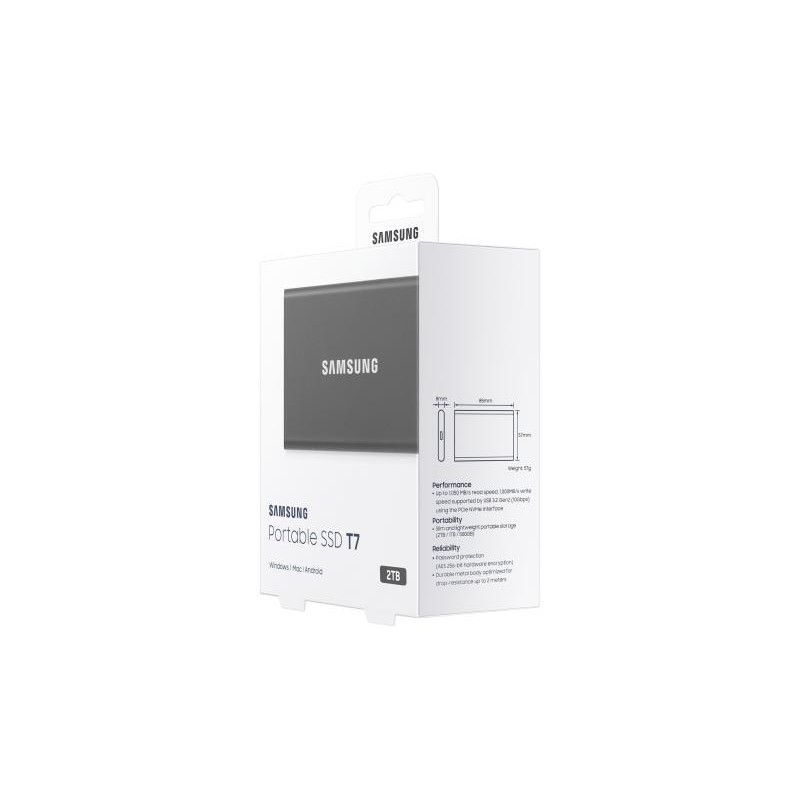 SAMSUNG T7 SSD 2T Externe Titane *MU-PC2T0T/WW · Disques durs Externe · Informat Systems Strasbourg (image 11)