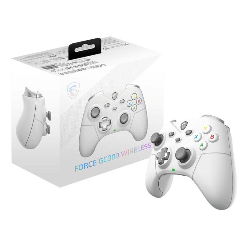 MSI FORCE GC300 WIRELESS WHITE Blanc USB 2.0 Manette de jeu Analogique PC · Manettes de Jeux · Informat Systems Strasbourg (image 5)