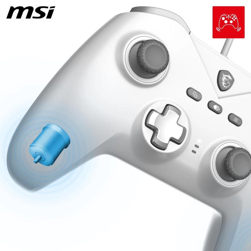MSI FORCE GC200 WHITE · Manettes de Jeux · Informat Systems Strasbourg (image 2)