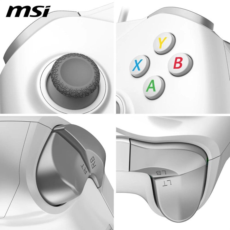 MSI FORCE GC200 WHITE · Manettes de Jeux · Informat Systems Strasbourg (image 3)