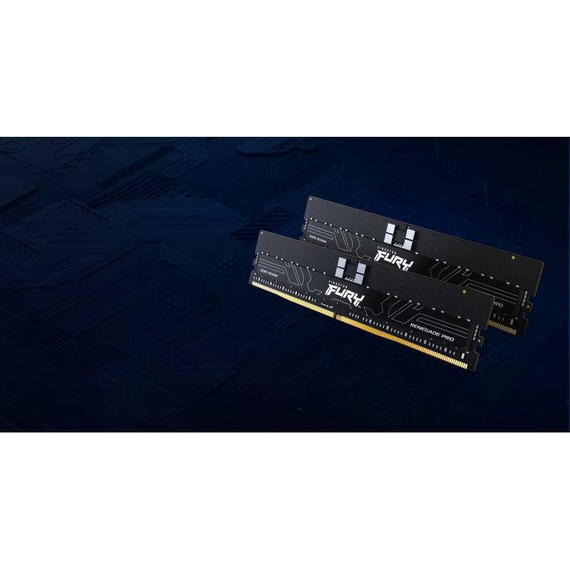 Kingston Technology FURY 128 Go 6400 MT/s DDR5 ECC Reg CL32 DIMM (kit de 4) Renegade Pro EXPO · Mémoires PC · Informat Sys... (image 7)