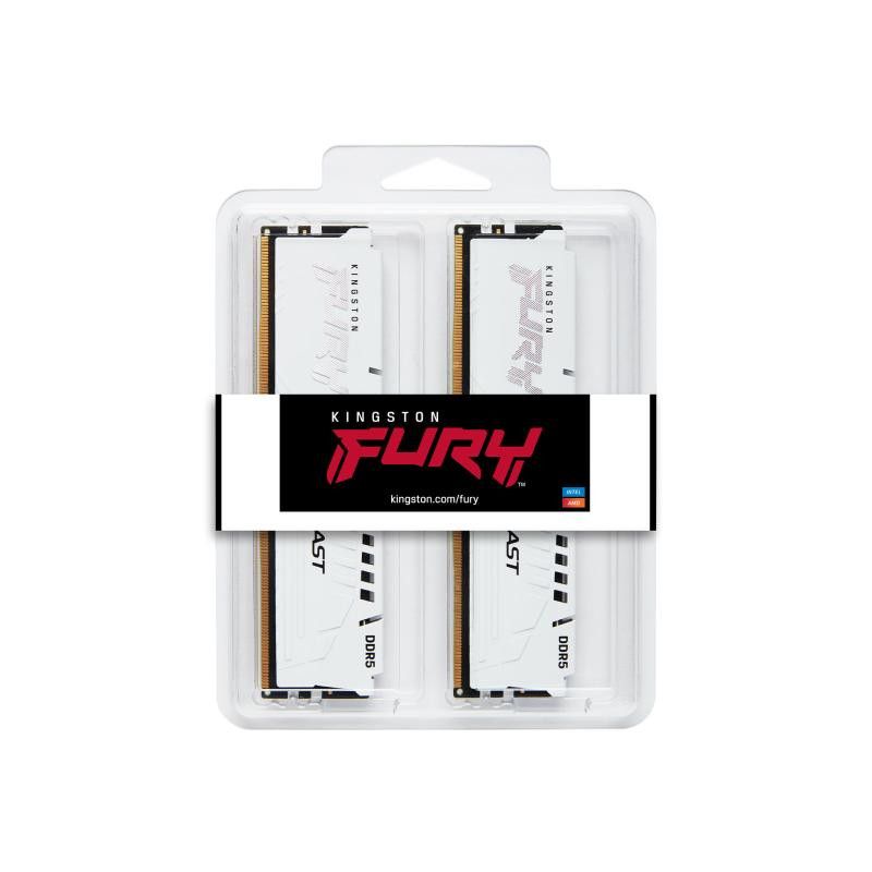 Kingston Technology FURY Beast 32 Go 6000 MT/s DDR5 CL30 DIMM (Kits de 2) White EXPO · Mémoires PC · Informat Systems Stra... (image 5)