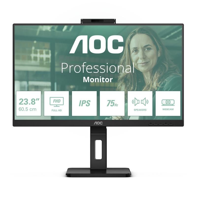 AOC 24P3QW écran plat de PC 60,5 cm (23.8") 1920 x 1080 pixels Full HD Noir · Moniteur · Informat Systems Strasbourg