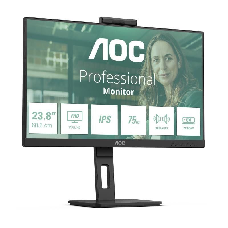 AOC 24P3QW écran plat de PC 60,5 cm (23.8") 1920 x 1080 pixels Full HD Noir · Moniteur · Informat Systems Strasbourg (image 2)