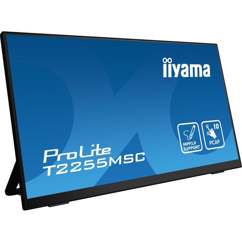 iiyama ProLite T2255MSC-B1 écran plat de PC 54,6 cm (21.5") 1920 x 1080 pixels Full HD LCD Écran tactile Noir · Moniteur ·... (image 4)
