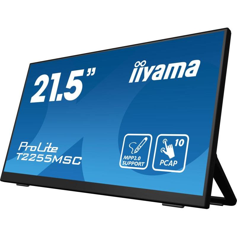 iiyama ProLite T2255MSC-B1 écran plat de PC 54,6 cm (21.5") 1920 x 1080 pixels Full HD LCD Écran tactile Noir · Moniteur ·... (image 5)