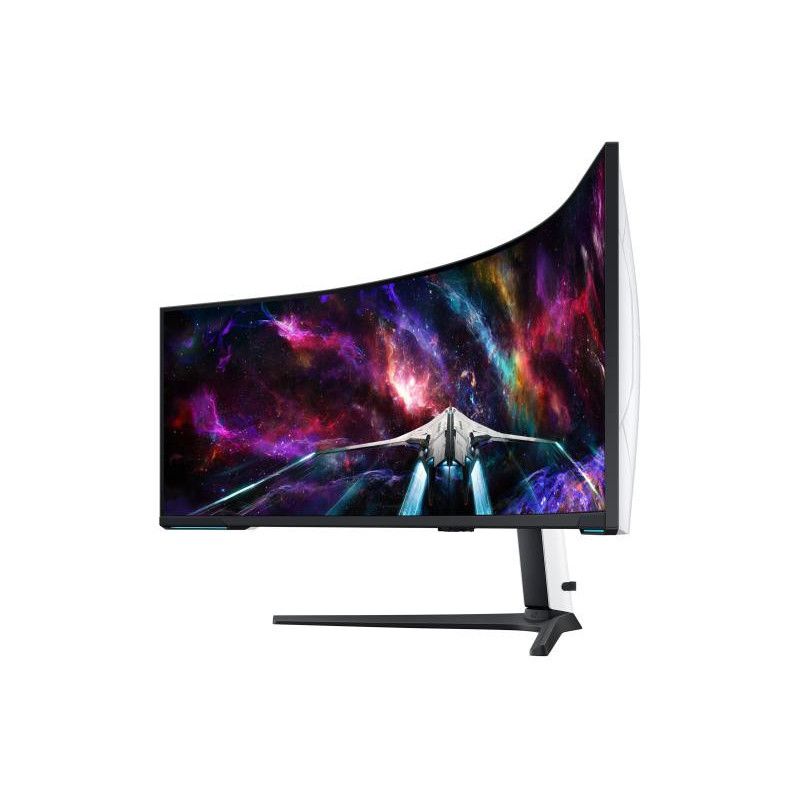 Samsung G95NC écran plat de PC 144,8 cm (57") 7680 x 2160 pixels Dual UHD LED Noir, Blanc · Moniteur · Informat Systems St... (image 2)