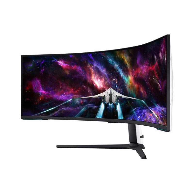Samsung G95NC écran plat de PC 144,8 cm (57") 7680 x 2160 pixels Dual UHD LED Noir, Blanc · Moniteur · Informat Systems St... (image 3)