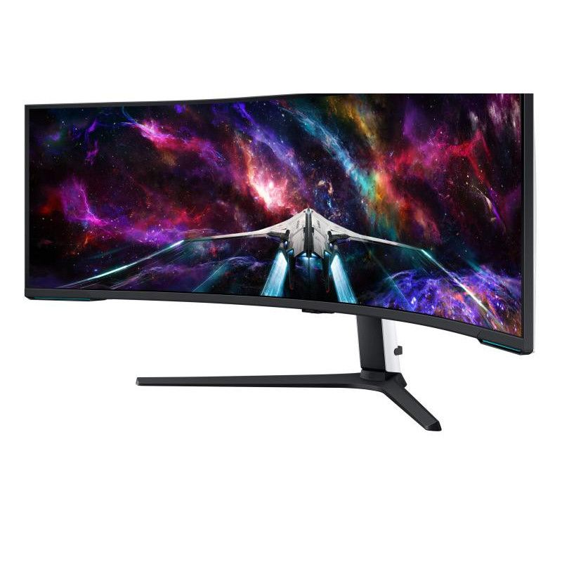 Samsung G95NC écran plat de PC 144,8 cm (57") 7680 x 2160 pixels Dual UHD LED Noir, Blanc · Moniteur · Informat Systems St... (image 4)