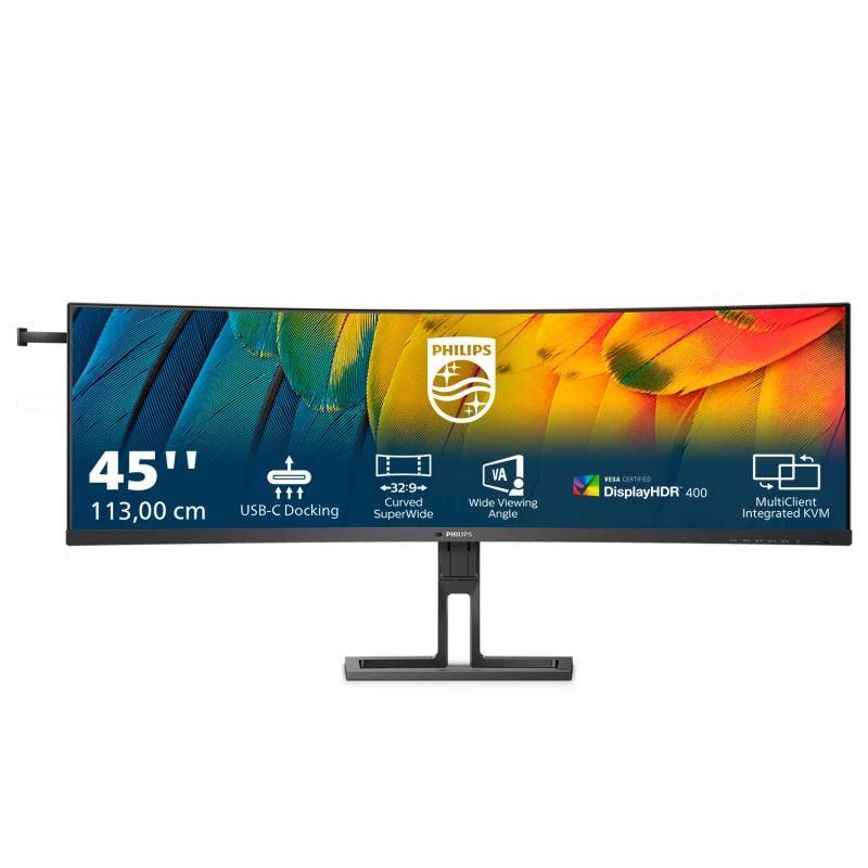 Philips 6000 series 45B1U6900C/00 écran plat de PC 113 cm (44.5") 5120 x 1440 pixels UltraWide Dual Quad HD LED Noir · Mon... (image 2)