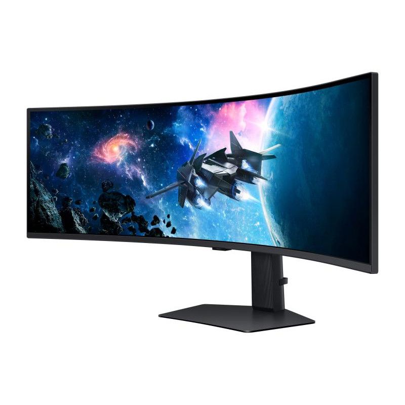 Samsung G95C écran plat de PC 124,5 cm (49") 5120 x 1440 pixels Dual QHD LED Noir · Moniteur · Informat Systems Strasbourg (image 3)