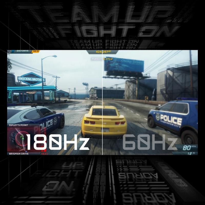 GIGABYTE GS27FC Écran gaming incurvé 27" FHD - 1920 x 1080, 180Hz, 1ms, 250 cd/m², FreeSync Premium, HDR Ready, HDMI 2.0, ... (image 8)
