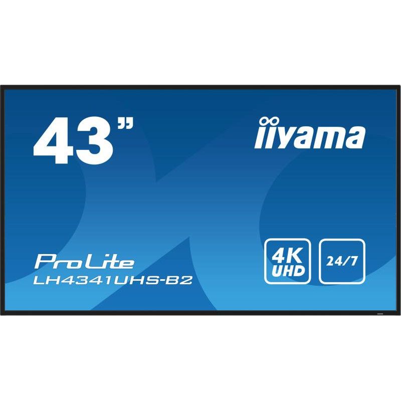 iiyama LH4341UHS-B2 Écran d'affichage dynamique 108 cm (42.5") LCD 500 cd/m² 4K Ultra HD Intégré dans le processeur Androi... (image 2)