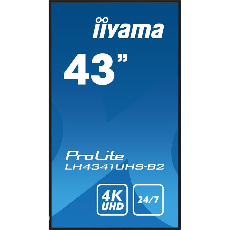 iiyama LH4341UHS-B2 Écran d'affichage dynamique 108 cm (42.5") LCD 500 cd/m² 4K Ultra HD Intégré dans le processeur Androi... (image 3)