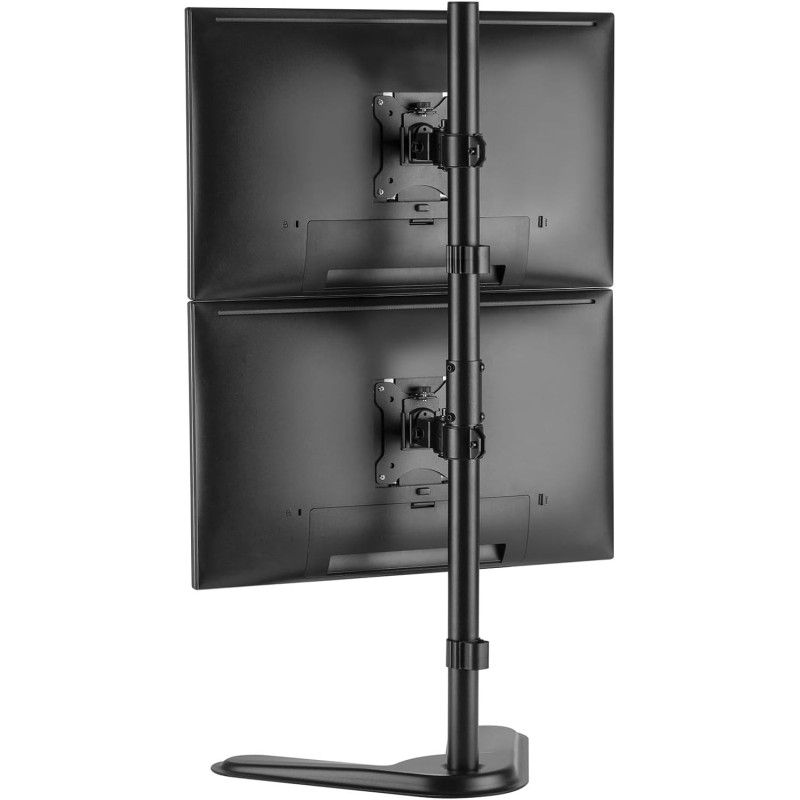 KIMEX Support de Bureau Sur Pied pour 2 Ecrans Moniteurs TV 17'' - 32'' · Accessoires écrans · Informat Systems Strasbourg (image 2)