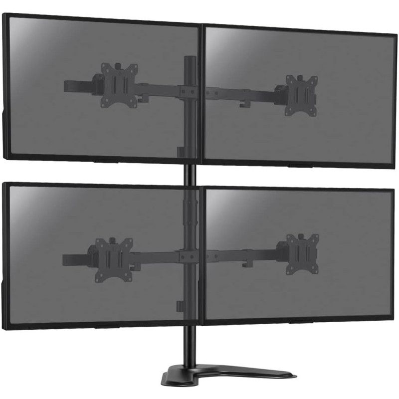 KIMEX Support de Bureau Sur Pied pour 4 Ecrans Moniteurs TV 17'' - 32'' · Accessoires écrans · Informat Systems Strasbourg
