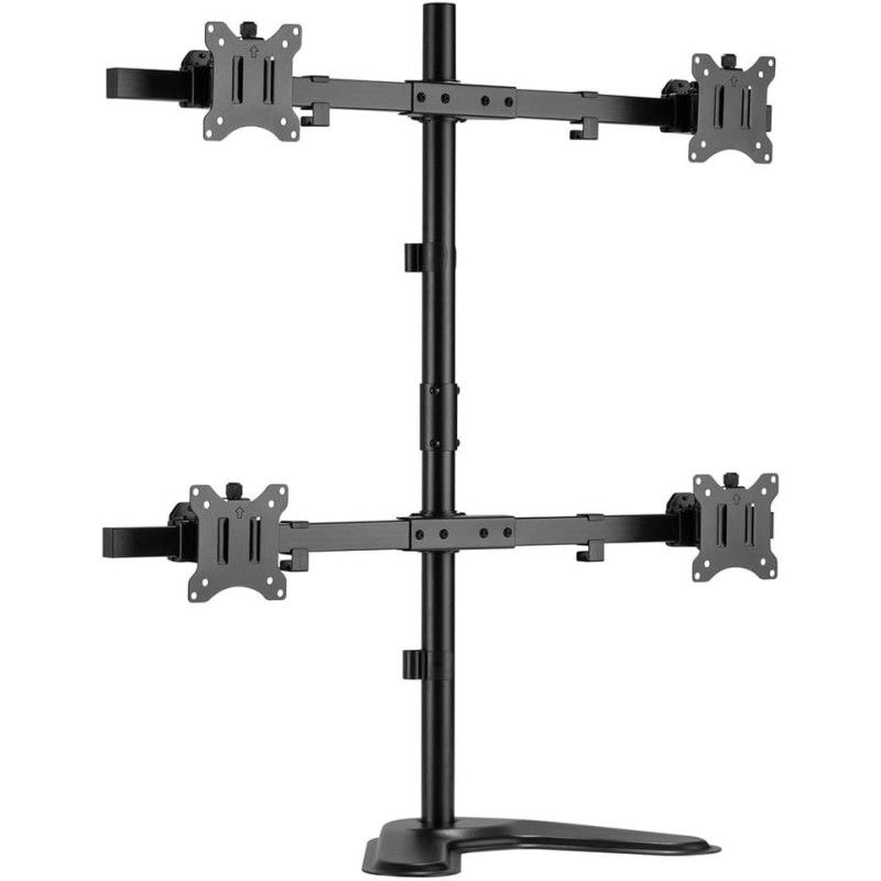 KIMEX Support de Bureau Sur Pied pour 4 Ecrans Moniteurs TV 17'' - 32'' · Accessoires écrans · Informat Systems Strasbourg (image 3)