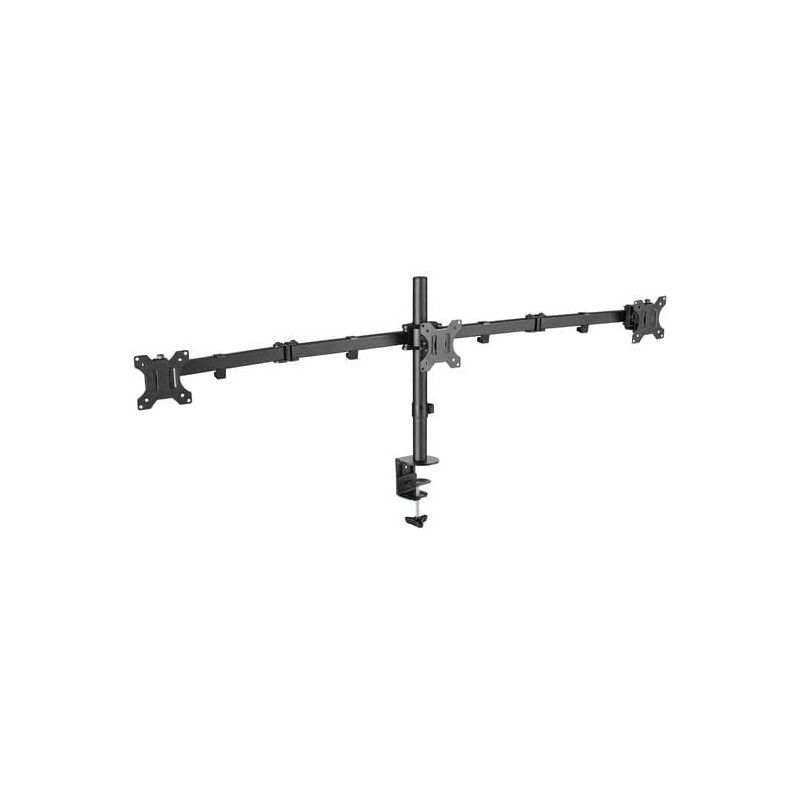KIMEX Support de Bureau A Pincer pour 3 Ecrans Moniteurs TV 13' '- 27'' · Accessoires écrans · Informat Systems Strasbourg (image 3)