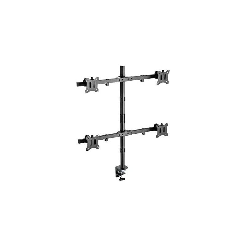 KIMEX Support de Bureau A Pincer pour 4 Ecrans Moniteurs TV 17' '- 32'' · Accessoires écrans · Informat Systems Strasbourg (image 2)