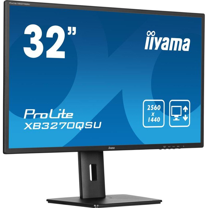iiyama ProLite XB3270QSU-B1 écran plat de PC 80 cm (31.5") 2560 x 1440 pixels Quad HD LED Noir · Moniteur · Informat Syste...