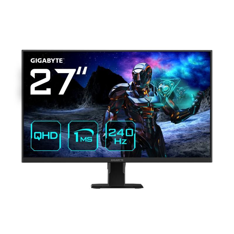 GIGABYTE GS27Q X Moniteur de jeu 27" QHD - 2560 x 1440, 240Hz, 1ms, 250 cd/m², FreeSync Premium Pro, HDR Ready, HDMI 2.0, ...