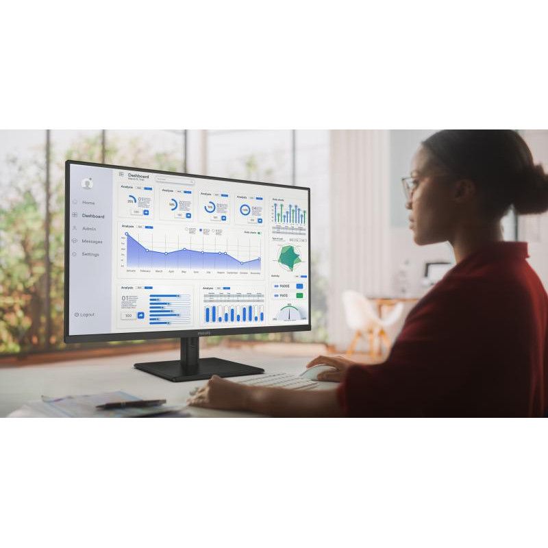 Philips 1000 series 32E1N1800LA/00 écran plat de PC 80 cm (31.5") 3840 x 2160 pixels 4K Ultra HD LCD Noir · Moniteur · Inf... (image 12)