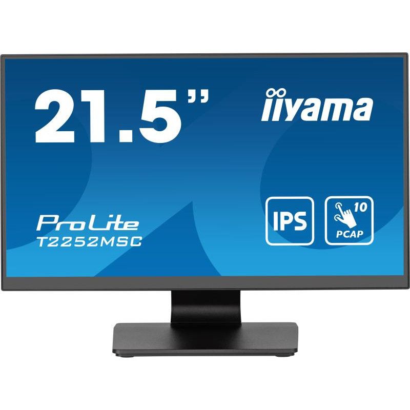 iiyama ProLite T2252MSC-B2 écran plat de PC 54,6 cm (21.5") 1920 x 1080 pixels Full HD LCD Écran tactile Noir · Moniteur ·... (image 2)