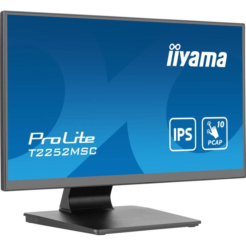 iiyama ProLite T2252MSC-B2 écran plat de PC 54,6 cm (21.5") 1920 x 1080 pixels Full HD LCD Écran tactile Noir · Moniteur ·... (image 4)