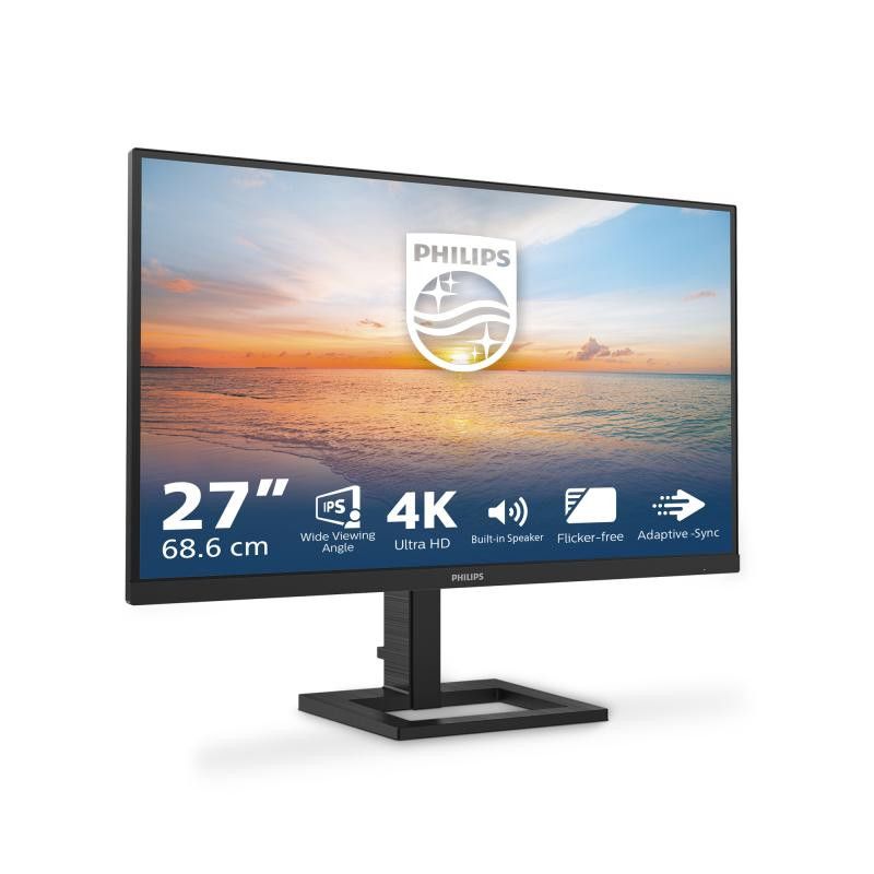 Philips 1000 series 27E1N1800AE/00 écran plat de PC 68,6 cm (27") 3840 x 2160 pixels 4K Ultra HD LED Noir · Moniteur · Inf... (image 2)