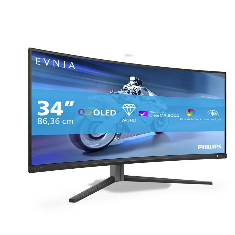 Philips Evnia 6000 34M2C6500/00 écran plat de PC 86,4 cm (34") 3440 x 1440 pixels Wide Quad HD QD-OLED Gris · Moniteur · I... (image 15)