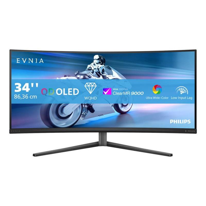 Philips Evnia 6000 34M2C6500/00 écran plat de PC 86,4 cm (34") 3440 x 1440 pixels Wide Quad HD QD-OLED Gris · Moniteur · I... (image 8)