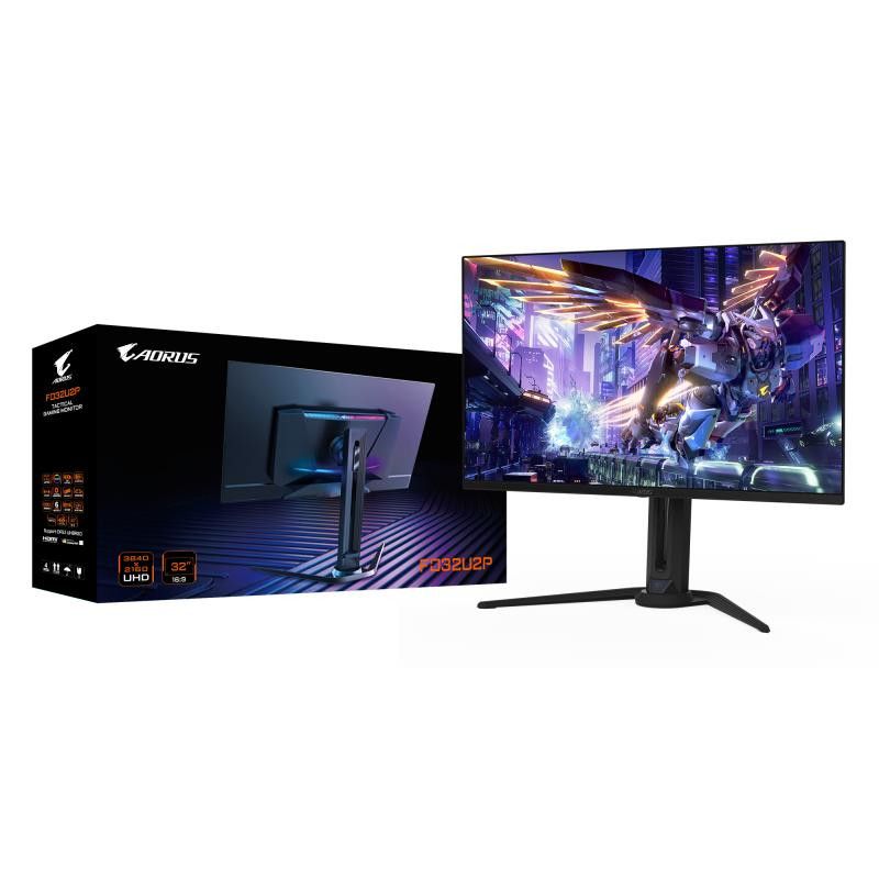 GIGABYTE AORUS Écran de jeu FO32U2P OLED de 32 - 3840 x 2160 (UHD), 240Hz, 0,03ms, 250 cd/m², KVM, FreeSync Premium Pro, D... (image 7)