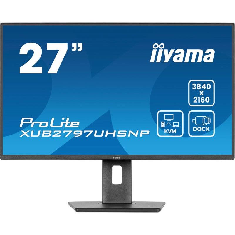 iiyama ProLite XUB2797UHSNP-B1 écran plat de PC 68,6 cm (27") 3840 x 2160 pixels 4K Ultra HD LED Noir · Moniteur · Informa... (image 2)