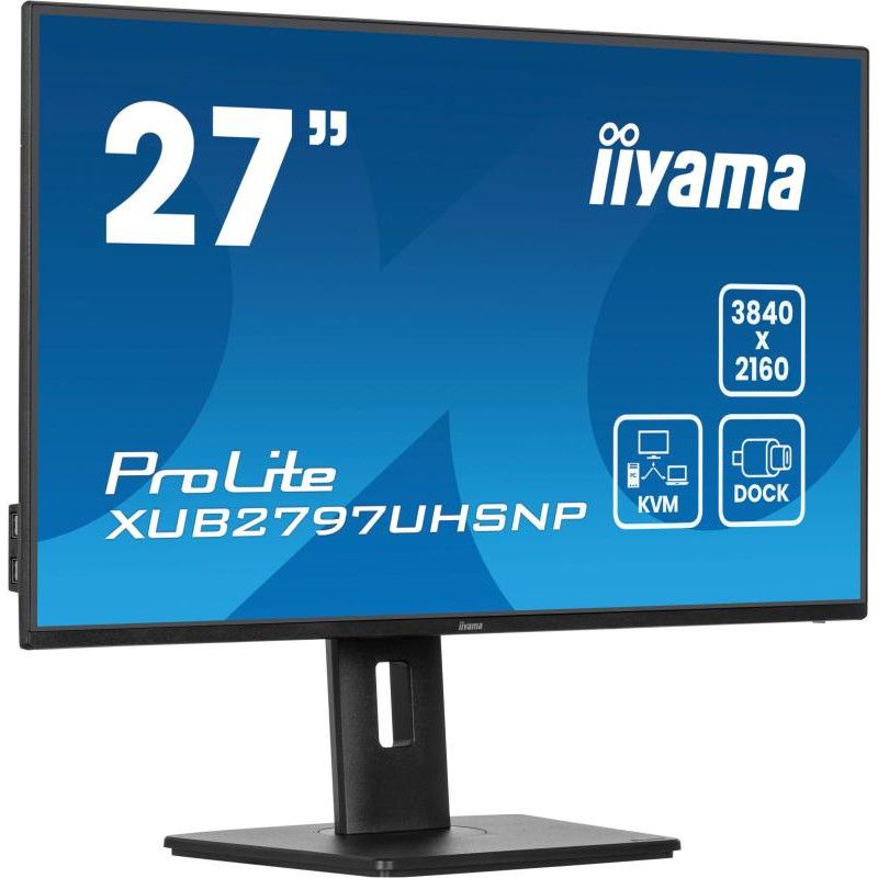 iiyama ProLite XUB2797UHSNP-B1 écran plat de PC 68,6 cm (27") 3840 x 2160 pixels 4K Ultra HD LED Noir · Moniteur · Informa... (image 4)