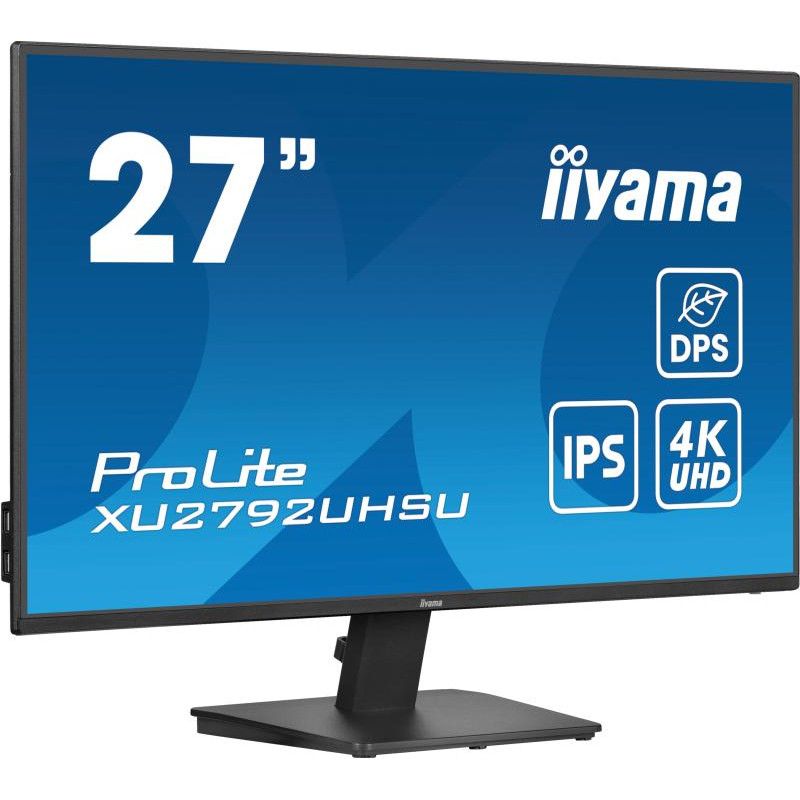 iiyama ProLite XU2792UHSU-B6 écran plat de PC 68,6 cm (27") 3840 x 2160 pixels 4K Ultra HD LED Noir · Moniteur · Informat ...
