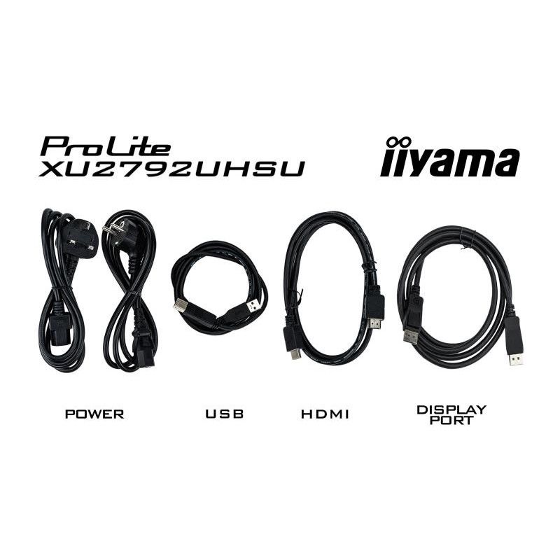 iiyama ProLite XU2792UHSU-B6 écran plat de PC 68,6 cm (27") 3840 x 2160 pixels 4K Ultra HD LED Noir · Moniteur · Informat ... (image 12)