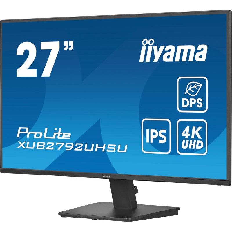 iiyama ProLite XU2792UHSU-B6 écran plat de PC 68,6 cm (27") 3840 x 2160 pixels 4K Ultra HD LED Noir · Moniteur · Informat ... (image 4)