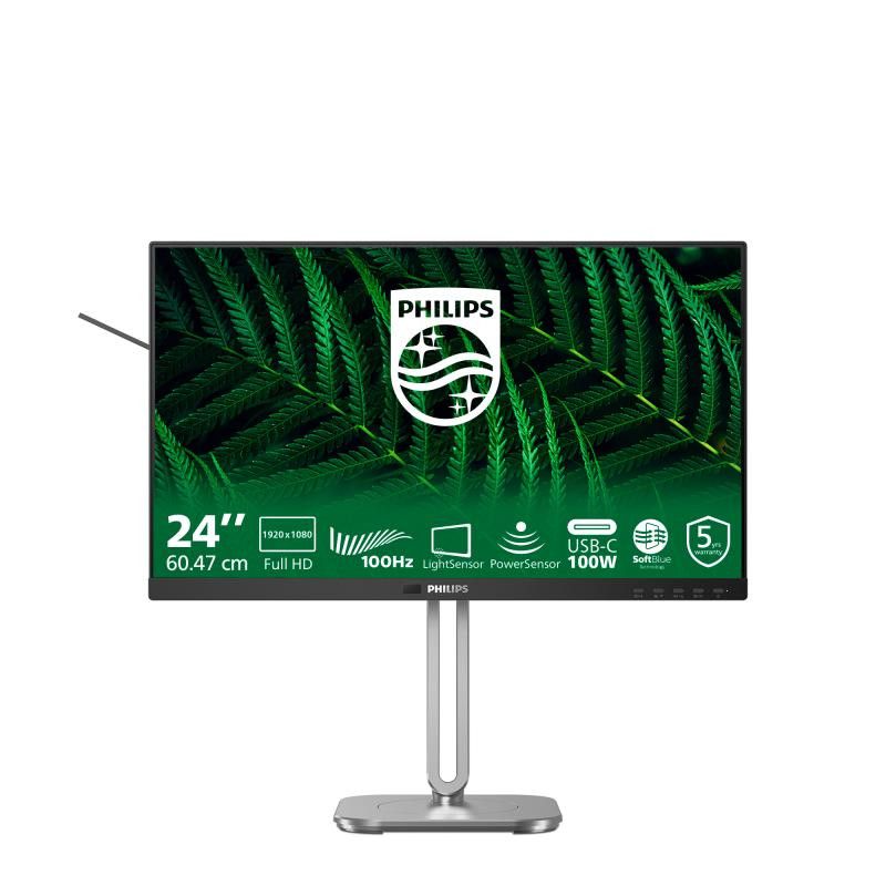 Philips 5000 series 24B2G5301/00 écran plat de PC 60,5 cm (23.8") 1920 x 1080 pixels Full HD LCD Noir · Moniteur · Informa...
