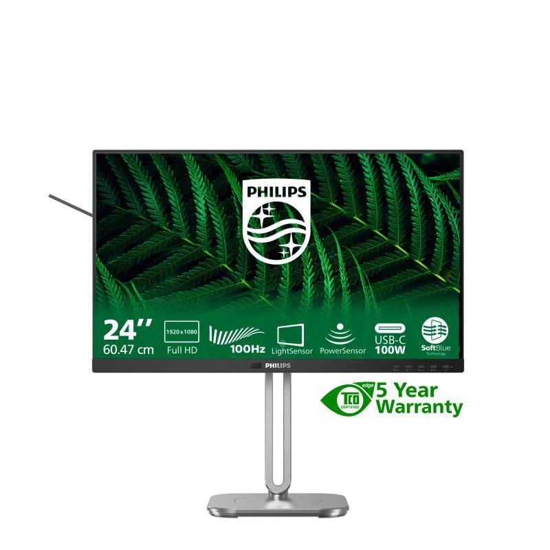 Philips 5000 series 24B2G5301/00 écran plat de PC 60,5 cm (23.8") 1920 x 1080 pixels Full HD LCD Noir · Moniteur · Informa... (image 3)