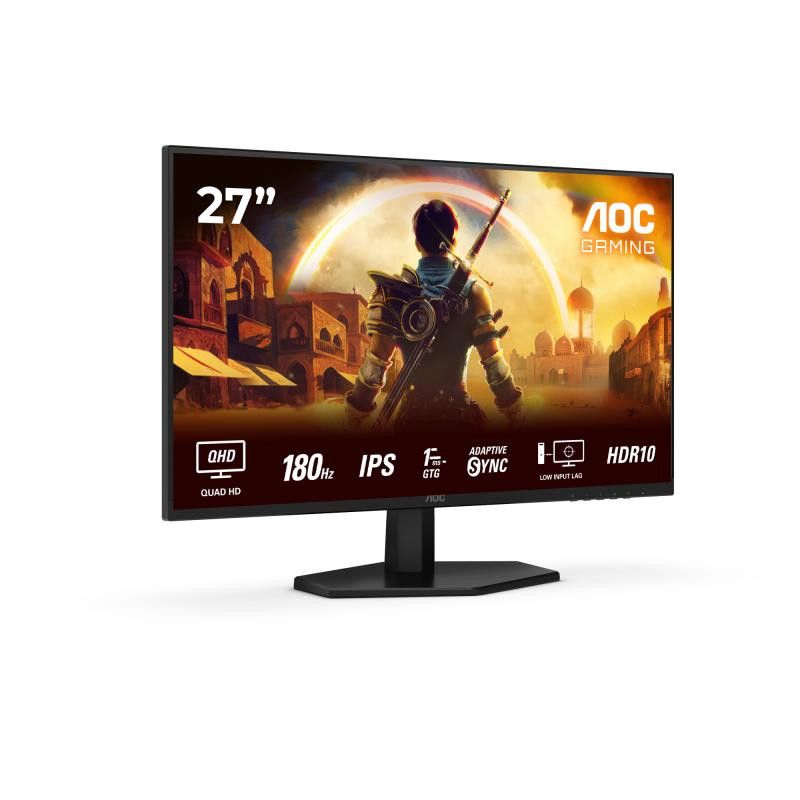 AOC G4 Q27G42XE écran plat de PC 68,6 cm (27") 2560 x 1440 pixels Quad HD Noir, Rouge · Moniteur · Informat Systems Strasb... (image 2)