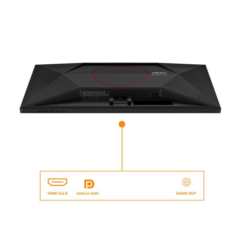 AOC G4 Q27G42XE écran plat de PC 68,6 cm (27") 2560 x 1440 pixels Quad HD Noir, Rouge · Moniteur · Informat Systems Strasb... (image 3)