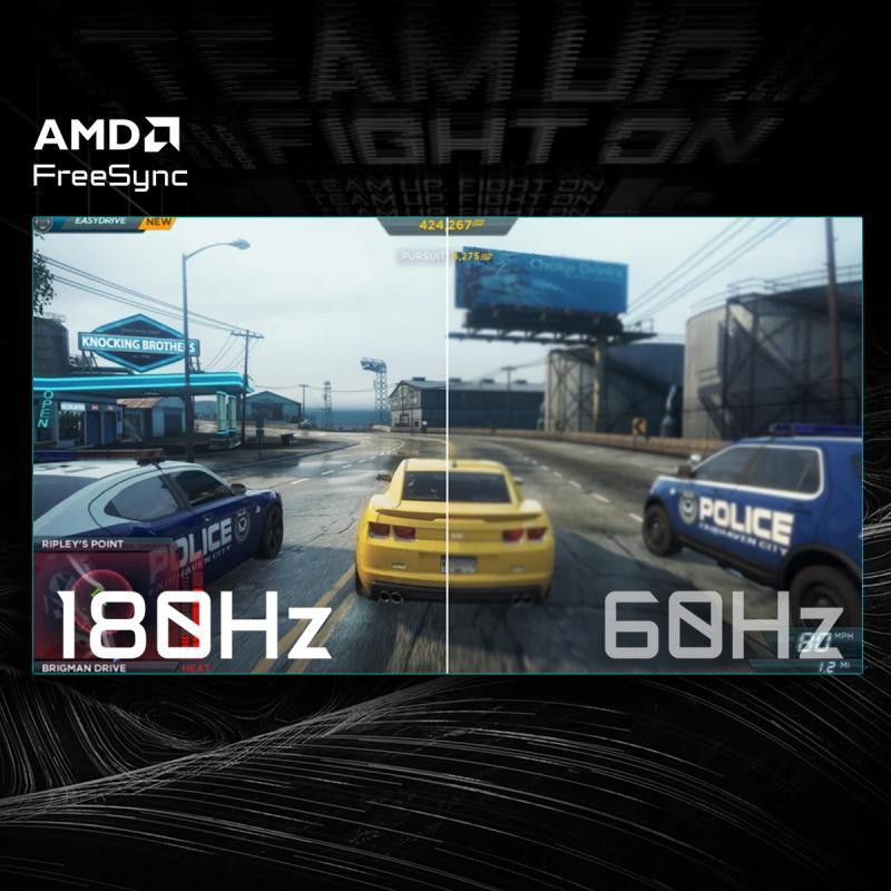 GIGABYTE GS27QCA 27" Moniteur Gaming Incurvé QHD - 2560 x 1440, 180Hz, 1ms, 250 cd/m², FreeSync, HDR Ready, HDMI 2.0, Disp... (image 8)