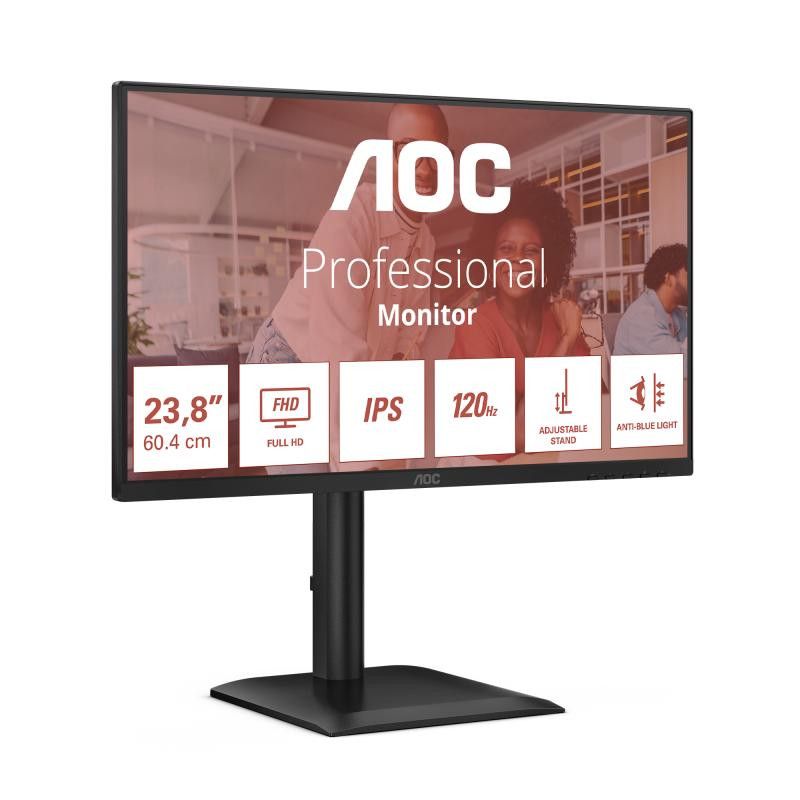 AOC 24E4U écran plat de PC 60,5 cm (23.8") 1920 x 1080 pixels Full HD LED Noir · Moniteur · Informat Systems Strasbourg (image 22)