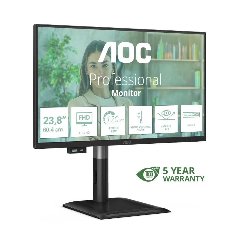 AOC 24P4U écran plat de PC 60,5 cm (23.8") 1920 x 1080 pixels Full HD Noir · Moniteur · Informat Systems Strasbourg (image 21)