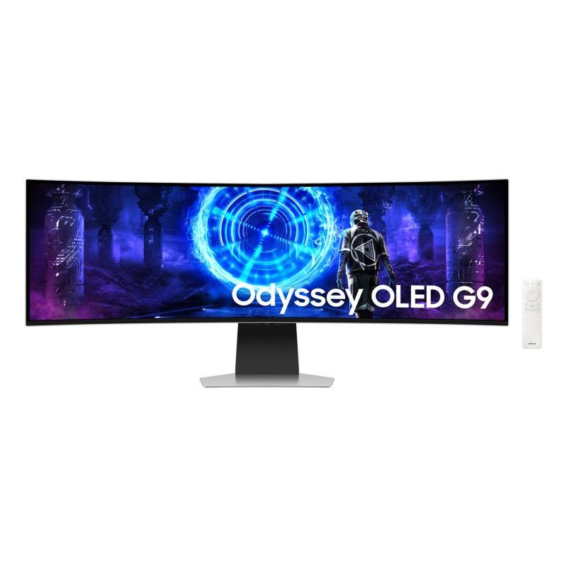 Samsung G95SD écran plat de PC 124,5 cm (49") 5120 x 1440 pixels Dual QHD OLED Argent · Moniteur · Informat Systems Strasb...