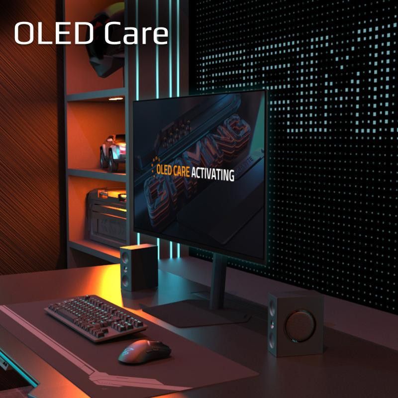 GIGABYTE MO32U 31,5" Moniteur Gaming OLED 4K UHD - 3840 x 2160, 165Hz, 0.03ms, 250 cd/m², Display HDR True Black 400, HDMI... (image 11)