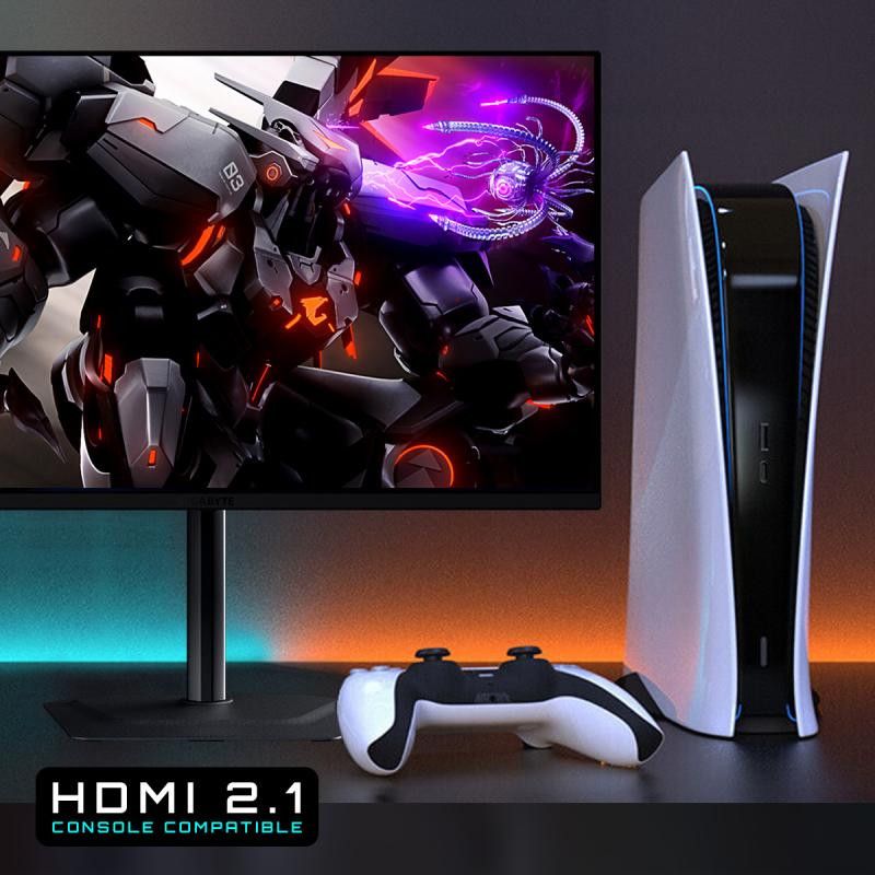GIGABYTE MO32U 31,5" Moniteur Gaming OLED 4K UHD - 3840 x 2160, 165Hz, 0.03ms, 250 cd/m², Display HDR True Black 400, HDMI... (image 13)