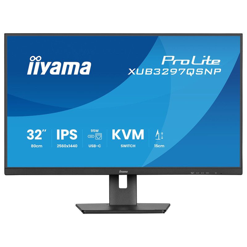 iiyama ProLite XUB3297QSNP-B1 écran plat de PC 81,3 cm (32") 2560 x 1440 pixels Quad HD LED Noir · Moniteur · Informat Sys... (image 4)