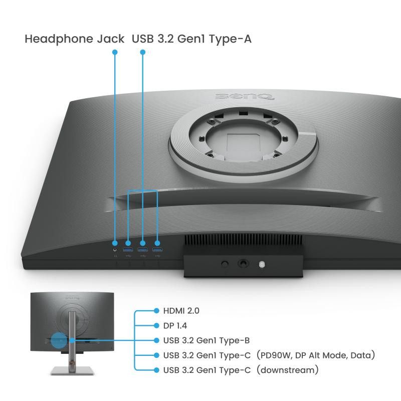 BenQ RD280U écran plat de PC 71,6 cm (28.2") 3840 x 2560 pixels 4K Ultra HD Noir · Moniteur · Informat Systems Strasbourg (image 6)